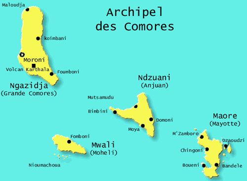 Les Comores réclame la souveraineté sur l’île de Mayotte
